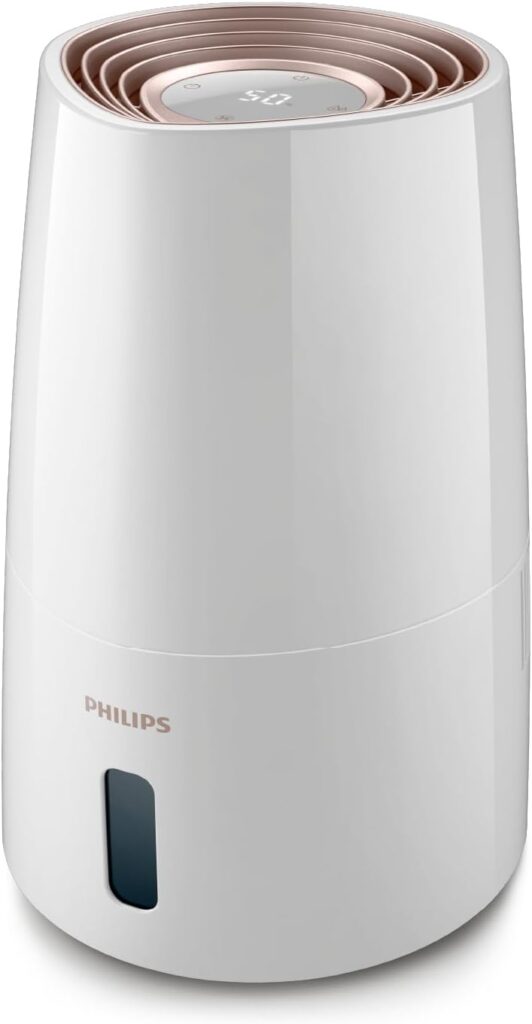 513U5DXXDRL._AC_SL1500_ Philips Serie 3000 Humidificador de Aire - Ambientador Humidificador 45m², NanoCloud, 3 Velocidades, Modo Sueño, Tanque 3L (HU3916/10)